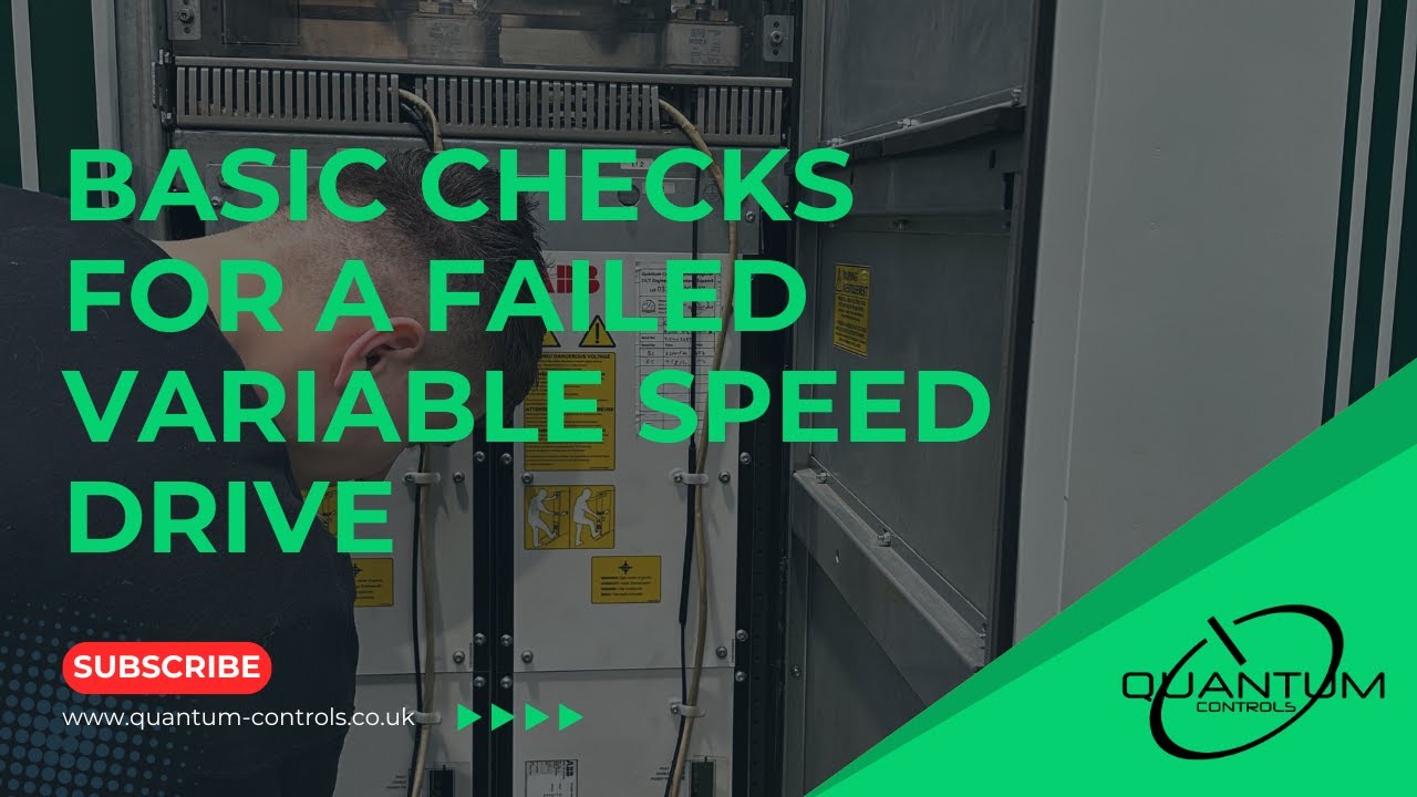 Basic Checks for a failed Variable Speed Drive