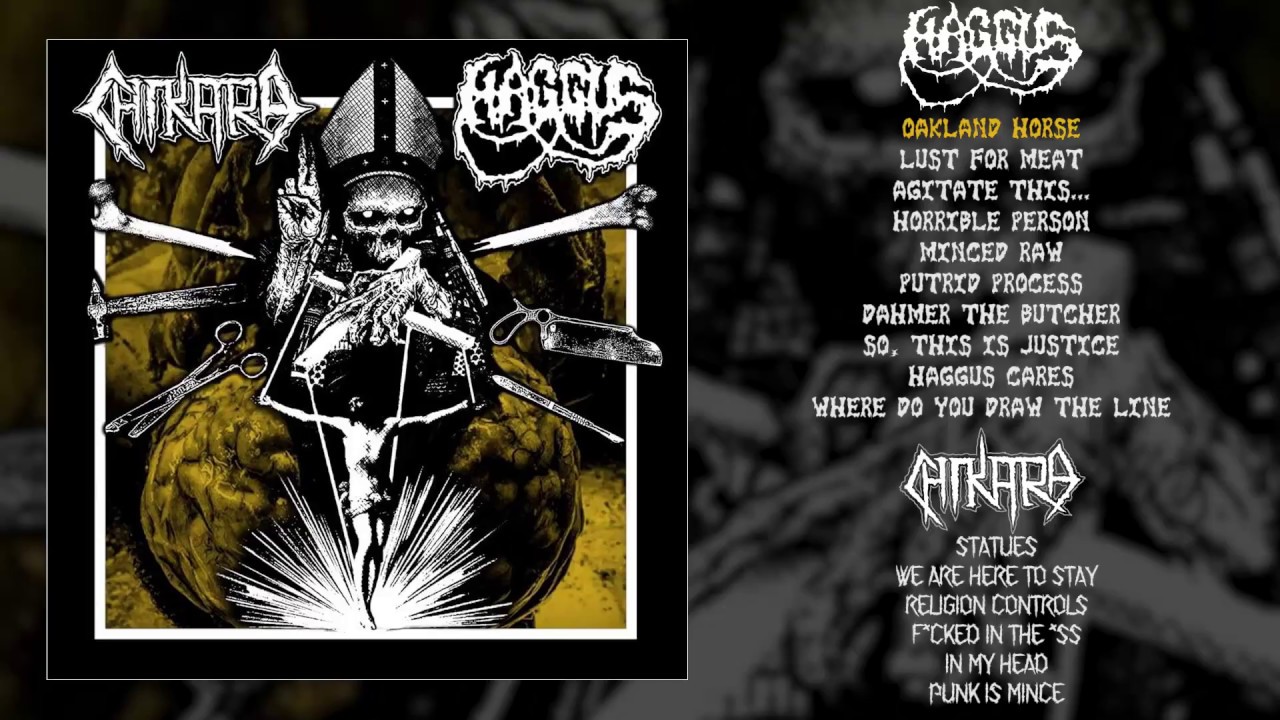 Haggus / Chikara - split CD/MC FULL ALBUM (2018 - Mincecore-Goregrind / Crust-Hardcore Punk)
