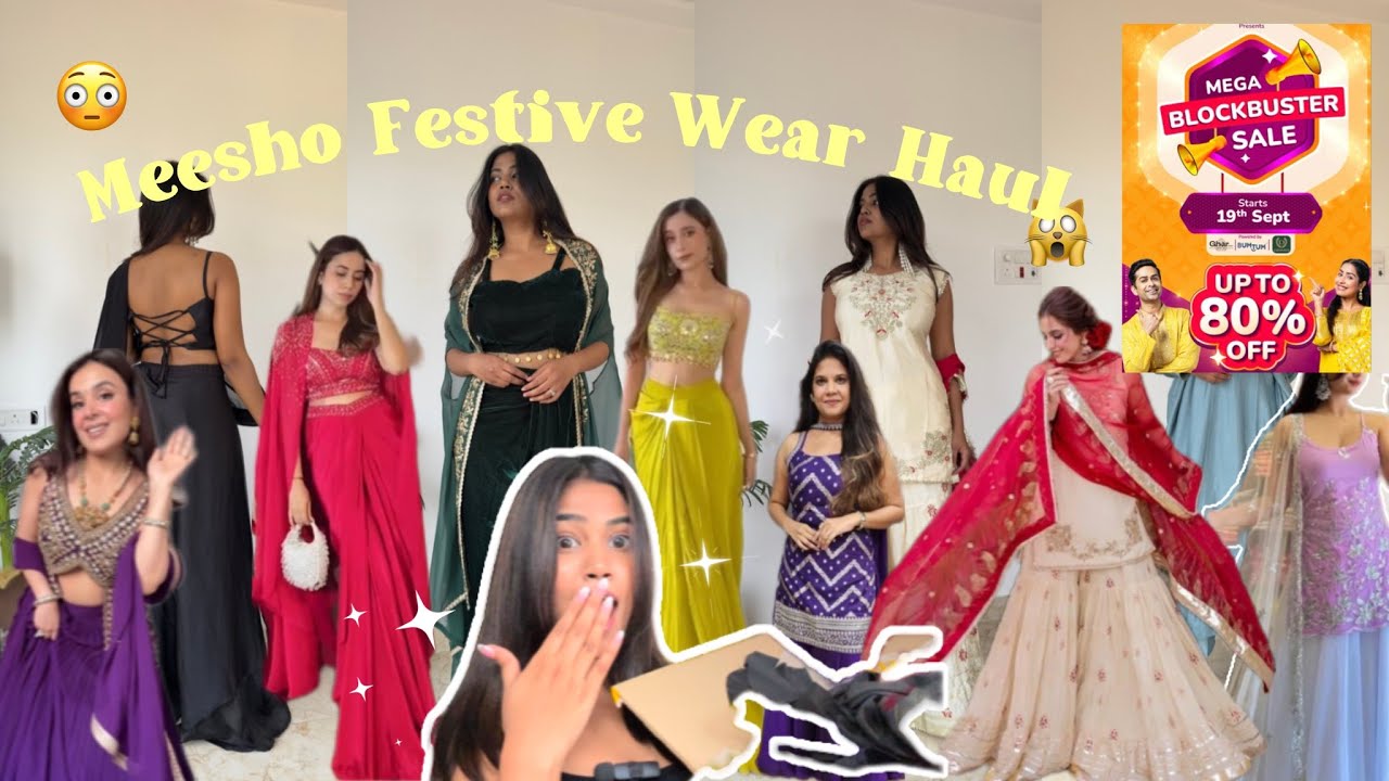 *Huge* Meesho festive wear Haul under budget 🤌| Meesho KurtaSet haul | Mamta Patel