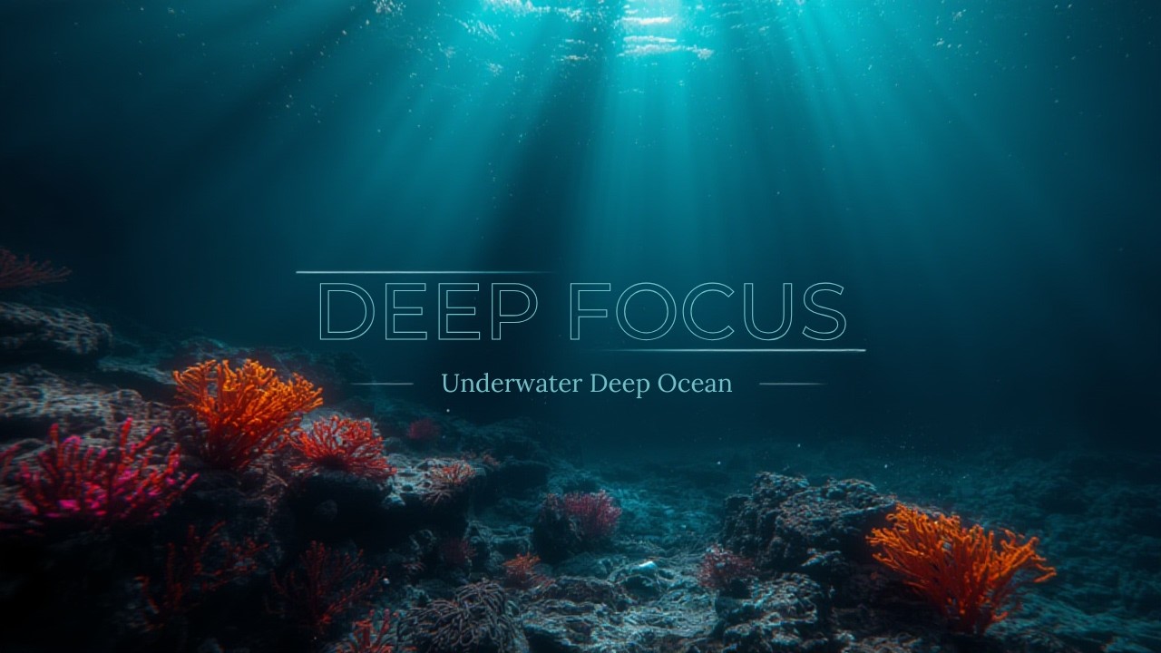Underwater Deep Ocean Ambience – Calm Ambient Soundscape for Focus, Sleep & Relaxation (1 Hour)
