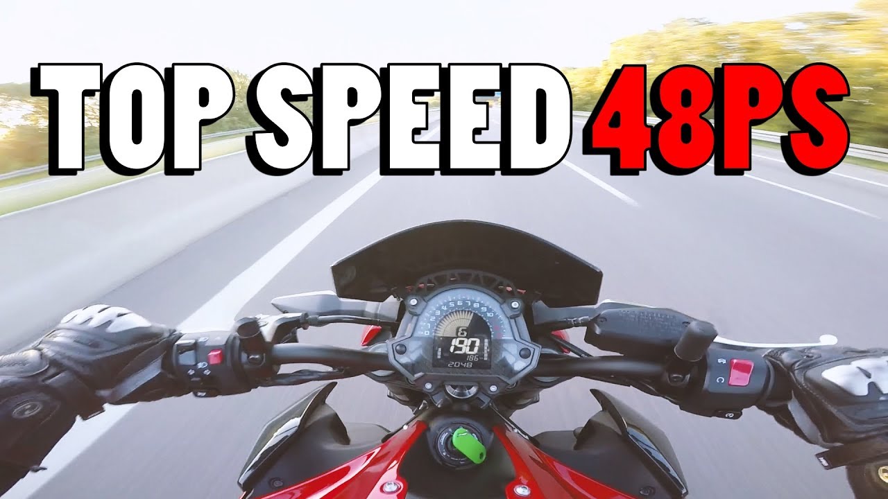 SO SCHNELL IST DIE Z900 MIT 48 PS!!