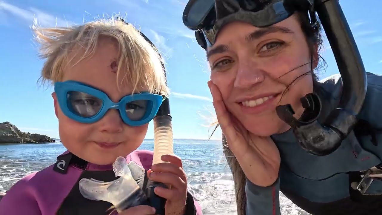 3-Year-Old’s First Snorkel 🐠 Garibaldi & Kelp Forests Southern California Ocean Tour