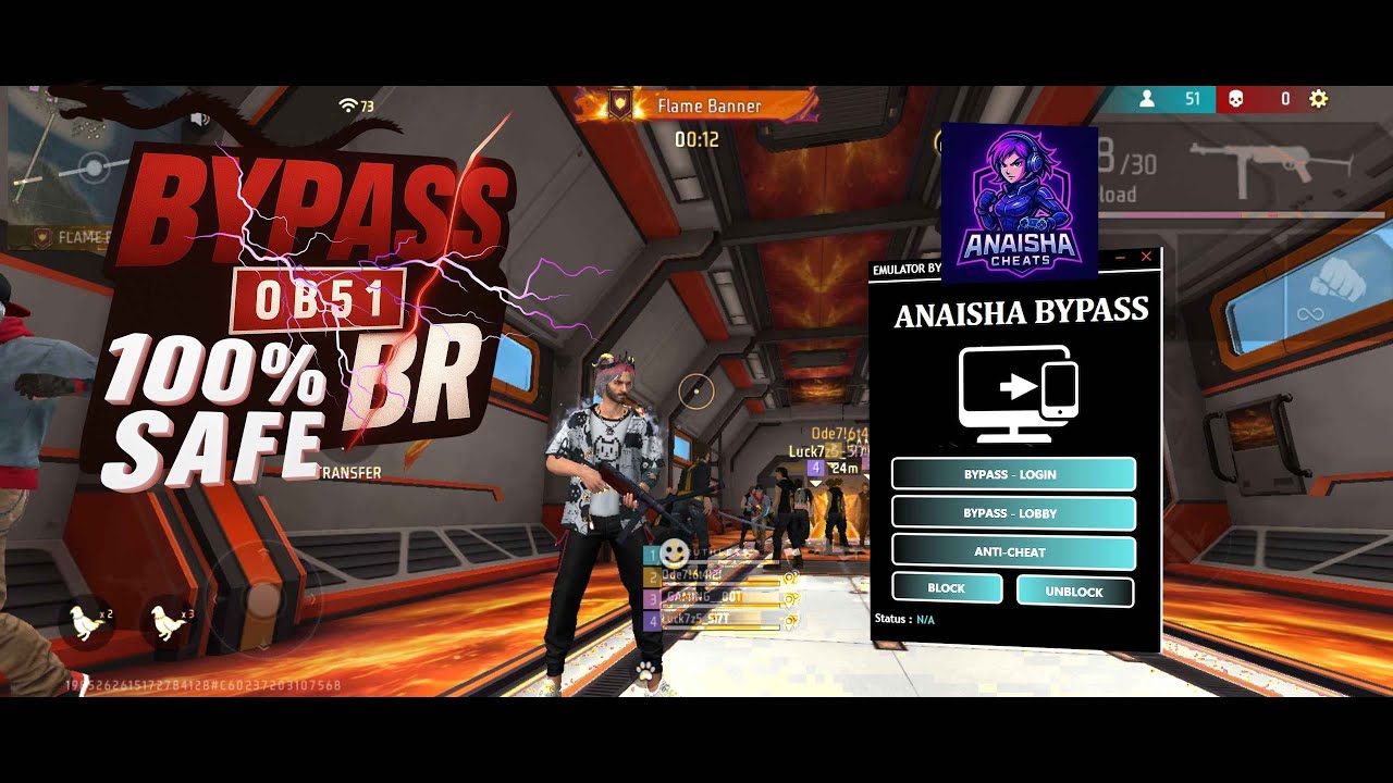 NEW UPDATE PC EMULATOR BYPASS 💻 FOR FREE FIRE | 100% ANTIBAN | FREE FIRE PC PANEL GRATIS 🎯 OB51 SAFE
