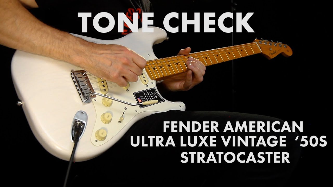 TONE CHECK: Fender American Ultra Luxe Vintage '50s Stratocaster Demo