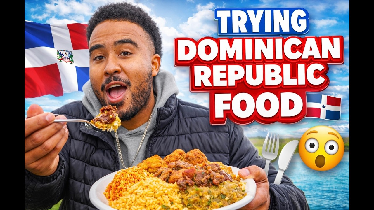 MARCUSNATION TRY'S DOMINICAN REPUBLIC FOOD!!