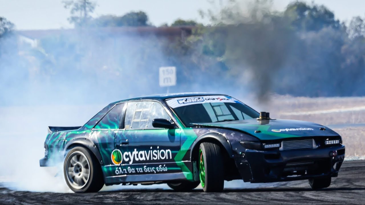 SR20 POWERED NISSAN PS13 DRIFTING - Giorgos Tsielepis | Drift Kings 2025 Round 6 Cyprus |