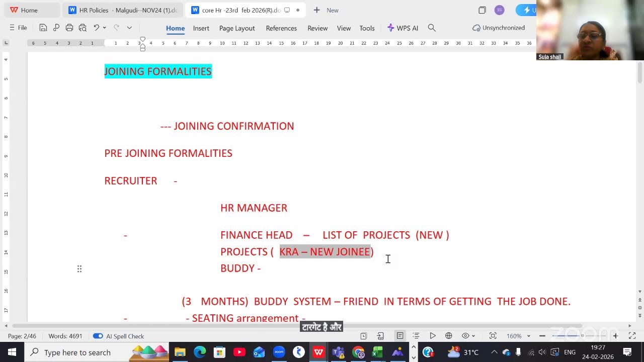 HR -PAYROLL COURSE