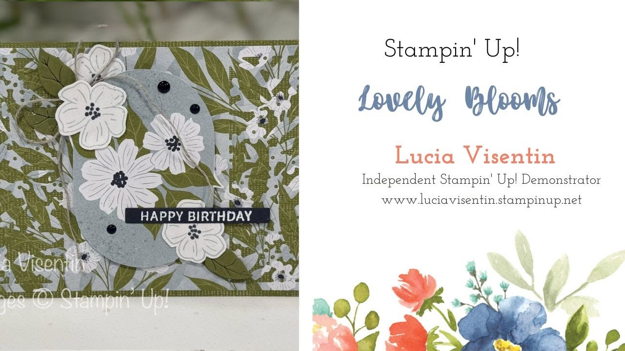 Stampin' Up! Lovely blossoms Cards | Virtual Card Retreat Inspired Design
