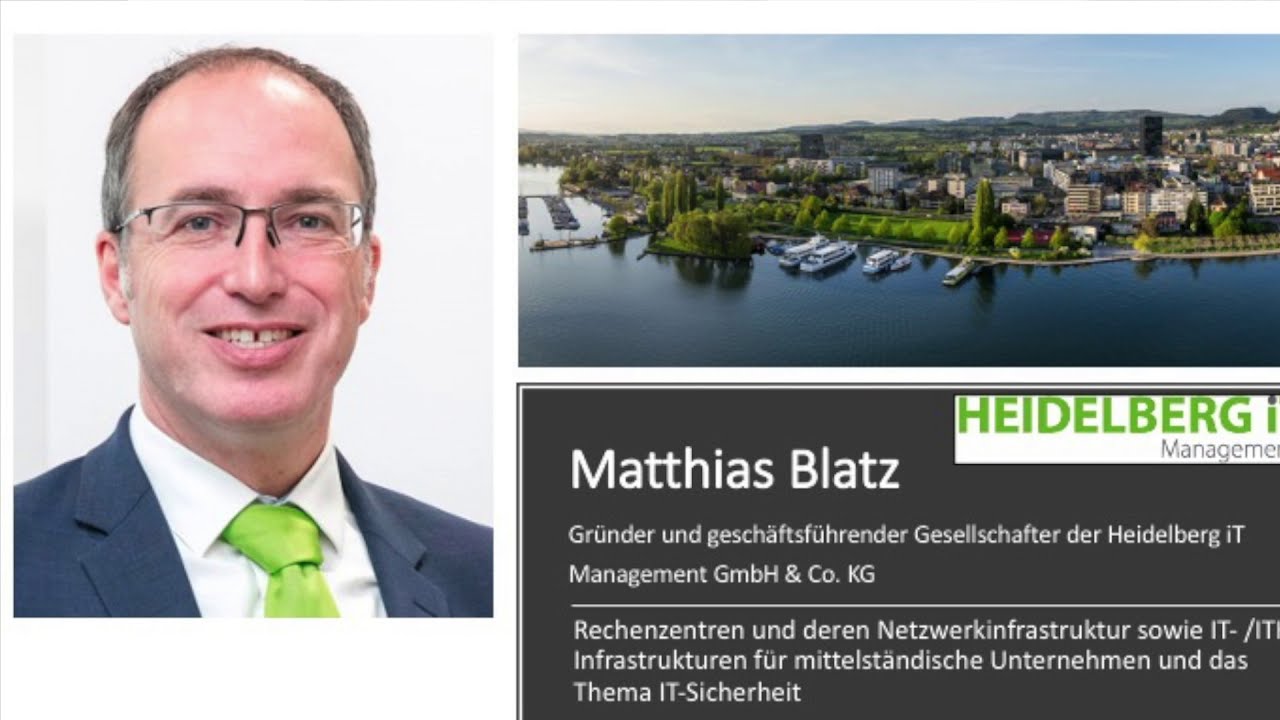 Crypto Valley Festival 2021 - HEIDELBERG iT Im Interview - CEO Matthias Blatz mit CEO Tino Ahlers