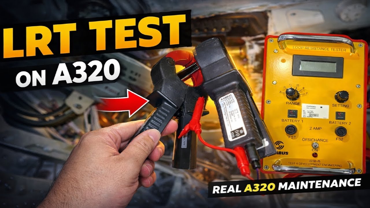 How to do LOOP RESISTANCE TEST ON AIRBUS A320| LRT TESTER ALT20200001,#airbus  #lrt