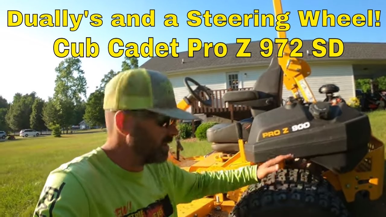 Dual Rear Wheel Mower | Cub Cadet Pro Z 972 SD