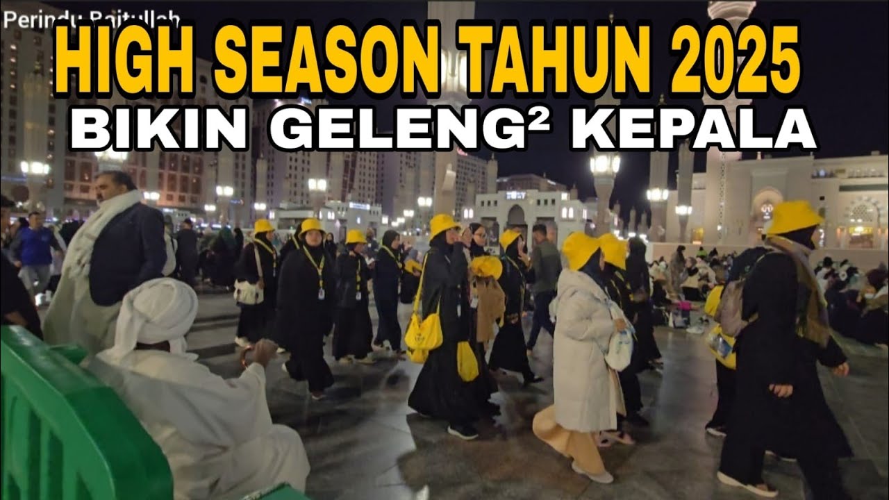 INILAH PENYEBAB PADATNYA JAMAAH UMRAH DI MASJID NABAWI