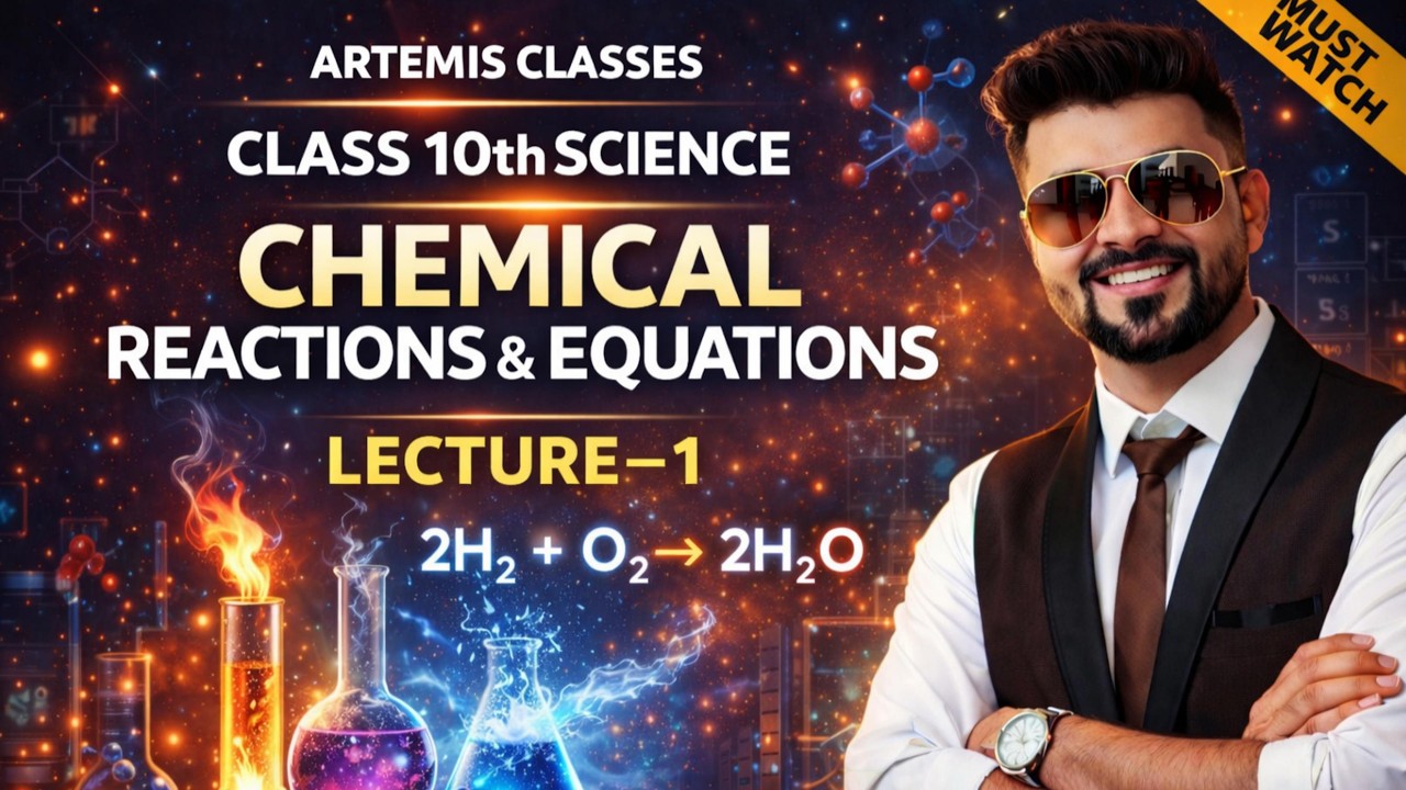 Chemical Reactions and Equations || Class 10 Science || Lecture 1 || Sidhhant Sir || Must watch ||