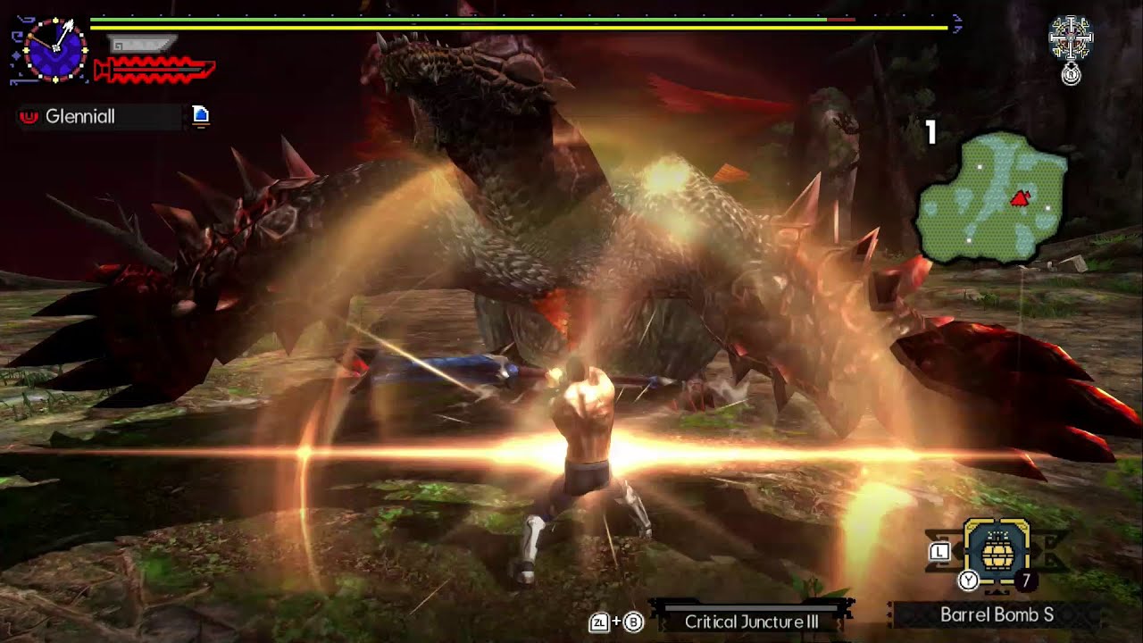 [MHGU] EX Redhelm Arzuros Adept Long Sword