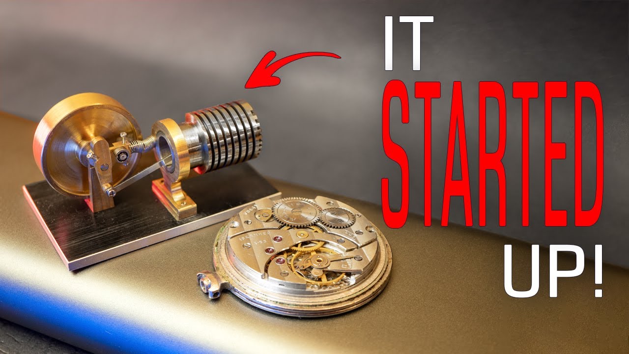 I made a very small vacuum engine!