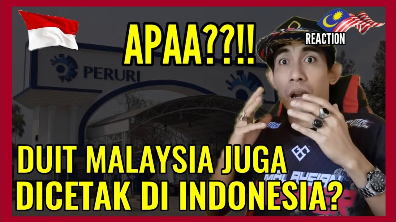 Nggak Cuman Rupiah, Ringgit malaysia Juga Dibuat di Indonesia lho... 😱