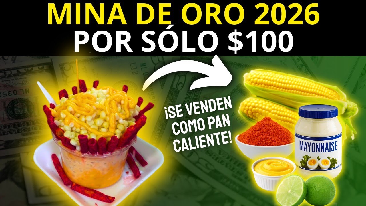10 Negocios para ganar MUCHO DINERO en 2026 | Con $100 o menos