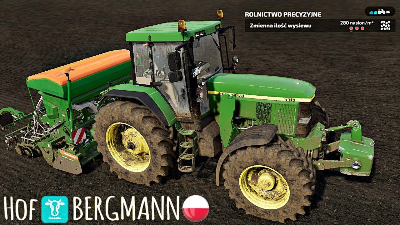 Rolnictwo Precyzyjne - Siew owsa na Hof Bergmann ☆ Farming Simulator 22 ☆ #22 ㋡ Anton