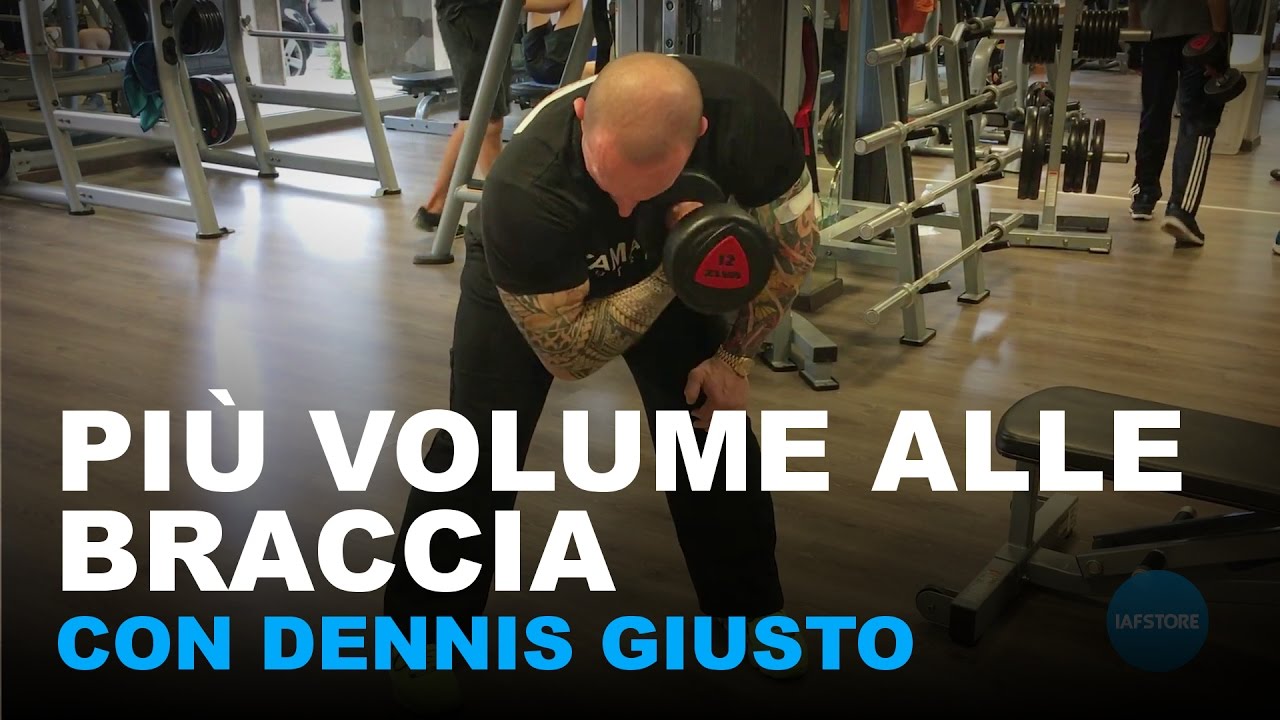 Più volume alle braccia con la super serie alla French press - Dennis Giusto ci spiega come