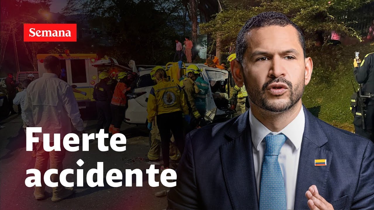 Daniel Palacios habla del fuerte accidente que sufrió su caravana en Medellín
