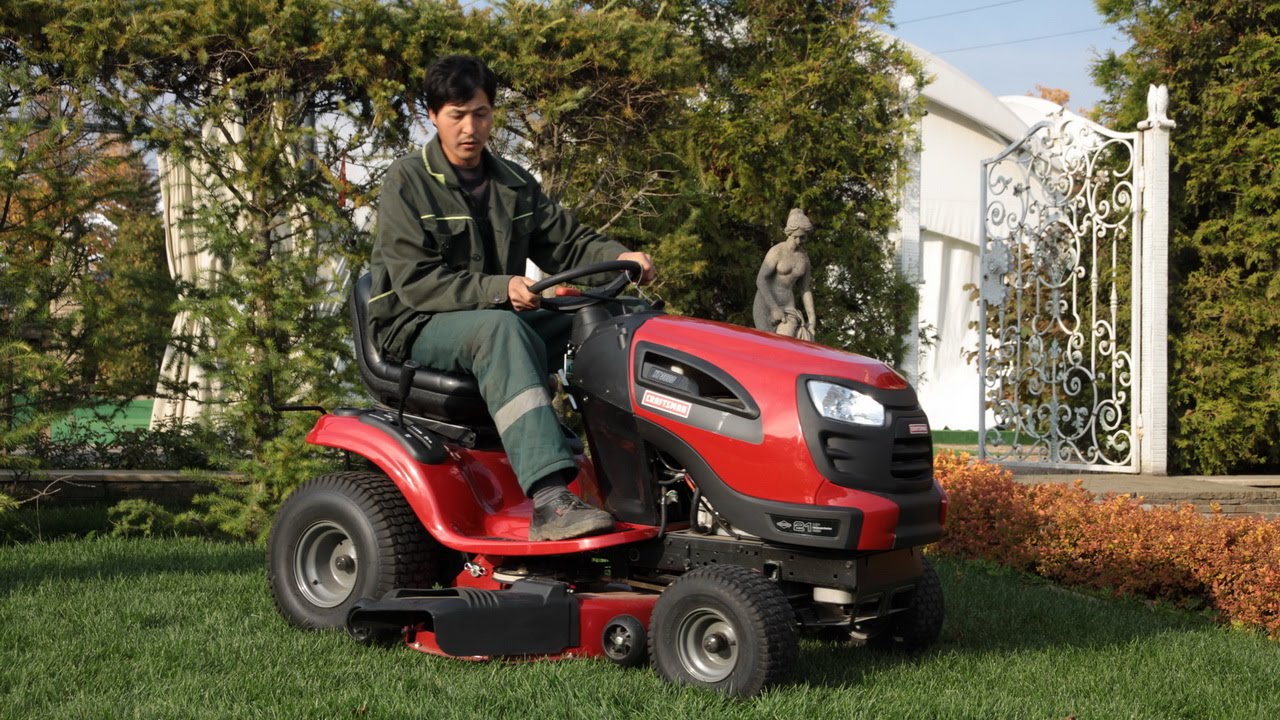 Мини трактор Craftsman 20390, обзор и тест-драйв