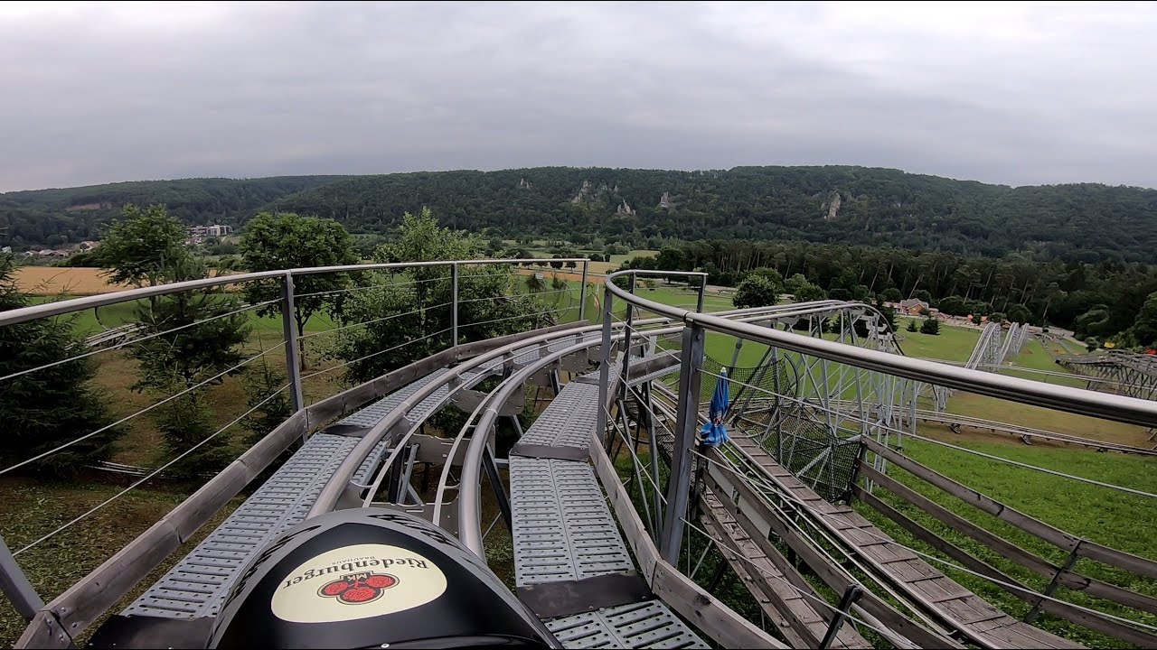 Wiegand Sport Coaster SpeedBob Riedenburg 2021 POV Onride down
