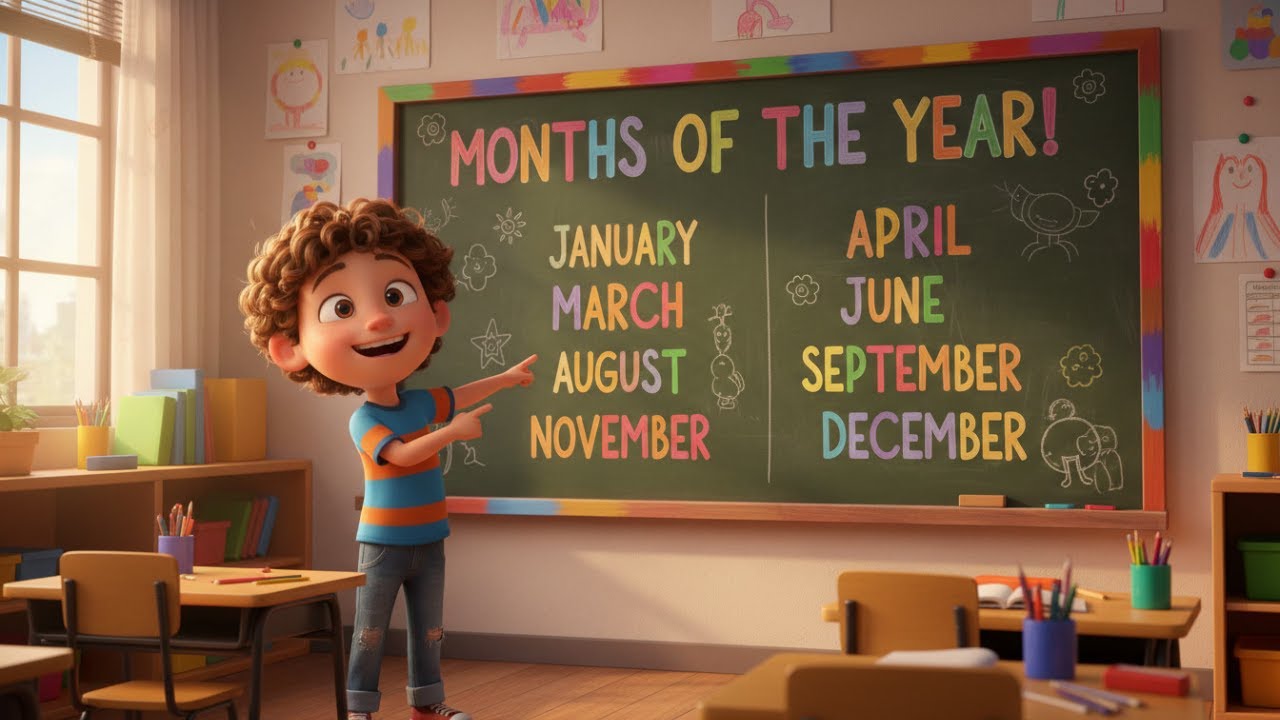🗓️ JANEIRO a DEZEMBRO! Você sabe o nome de todos os meses em inglês? 🎶