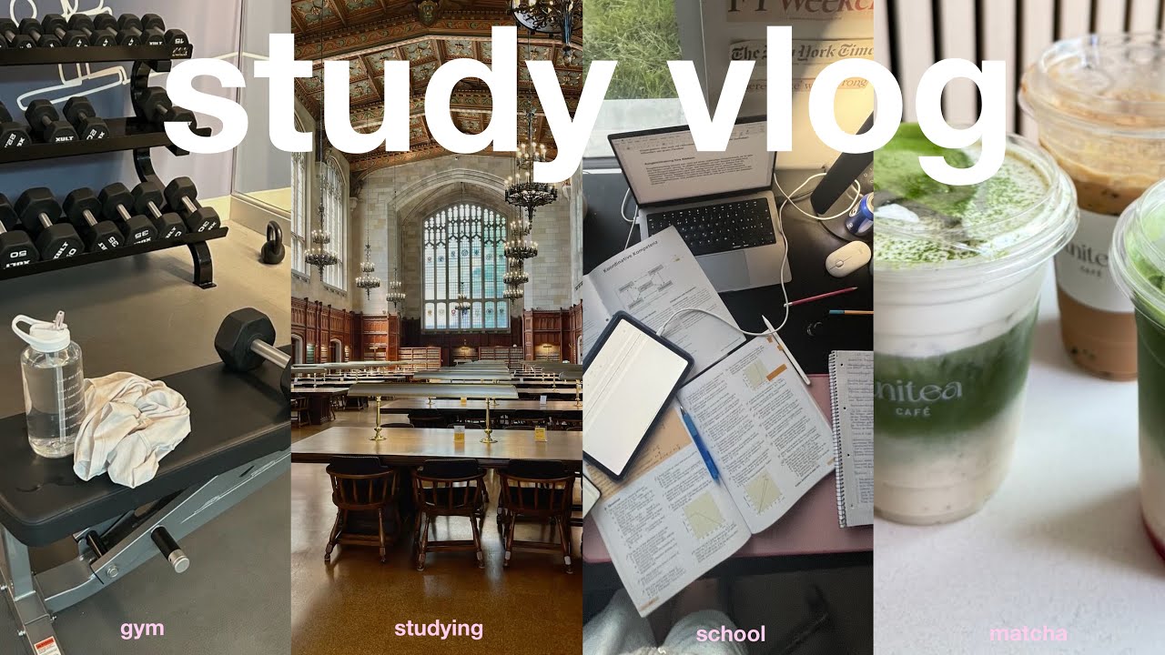PRODUCTIVE STUDY VLOG 🖇️ | exams, avoiding burnout, finding balance