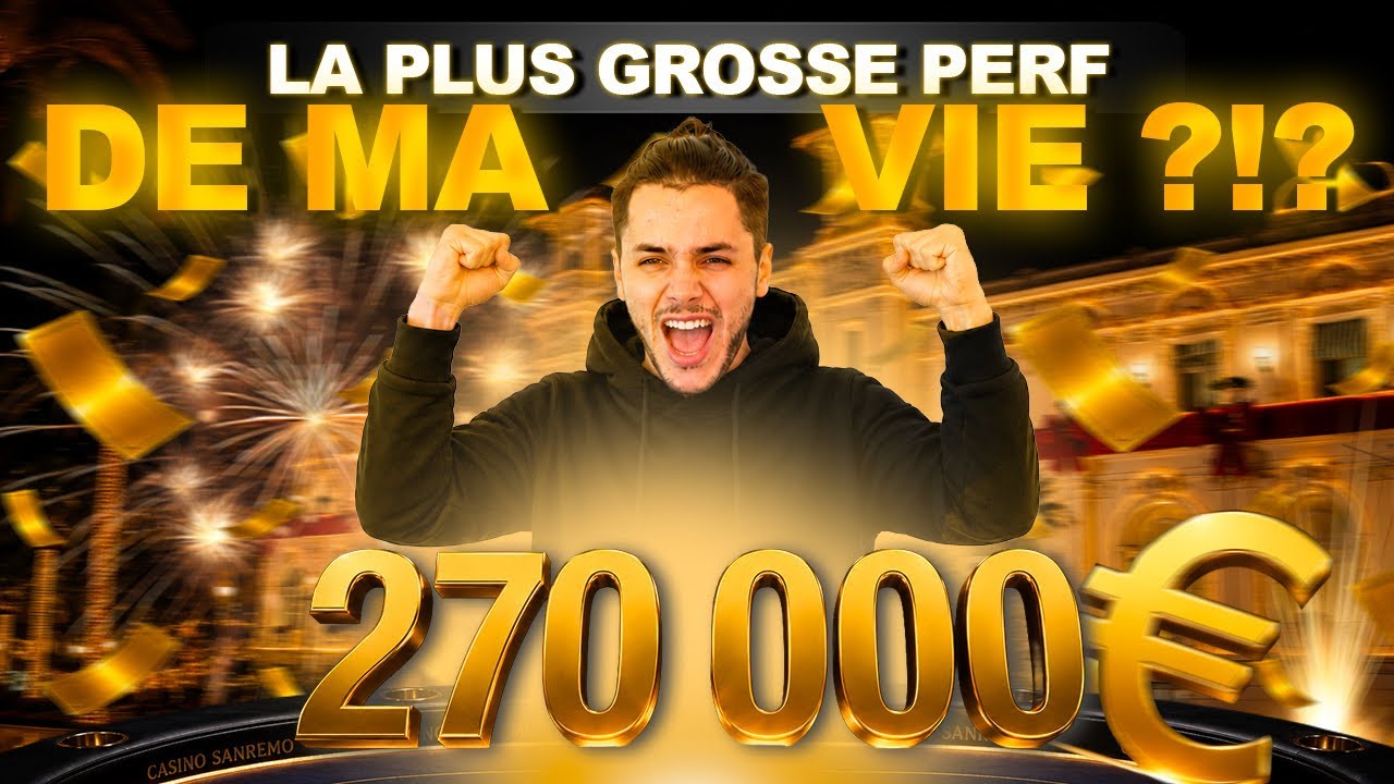 LE PLUS GROS GAIN DE MA CARRI&Egrave;RE !?! 270.000&euro; for 🥇