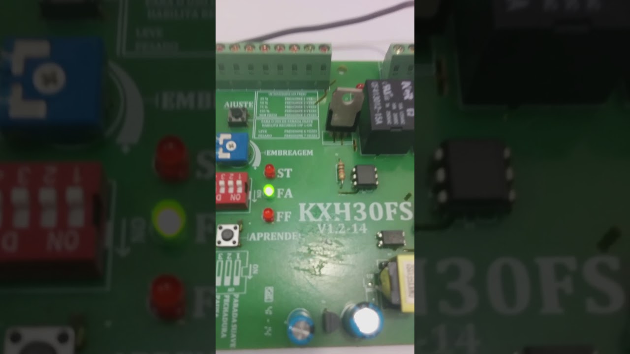 Placa Rossi sensor hall LED acesso (solução)