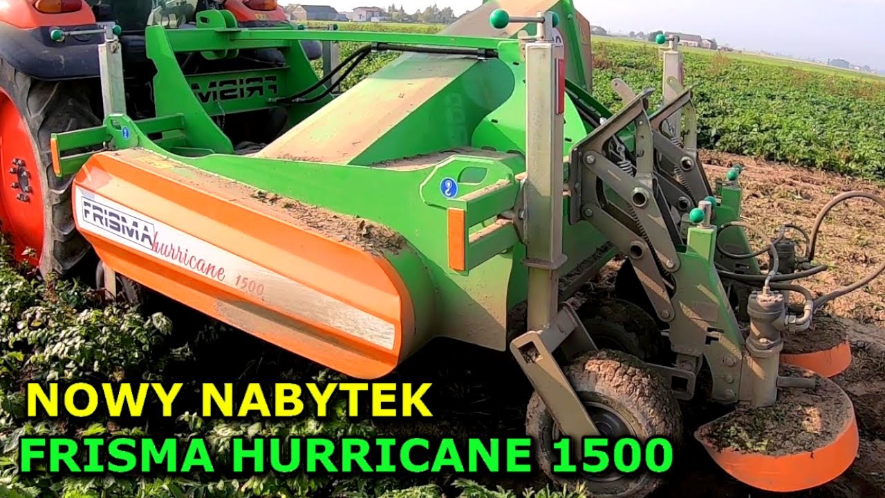 NOWY NABYTEK - Niszczarka zieleniny/ogławiarka FRISMA HURRICANE 1500