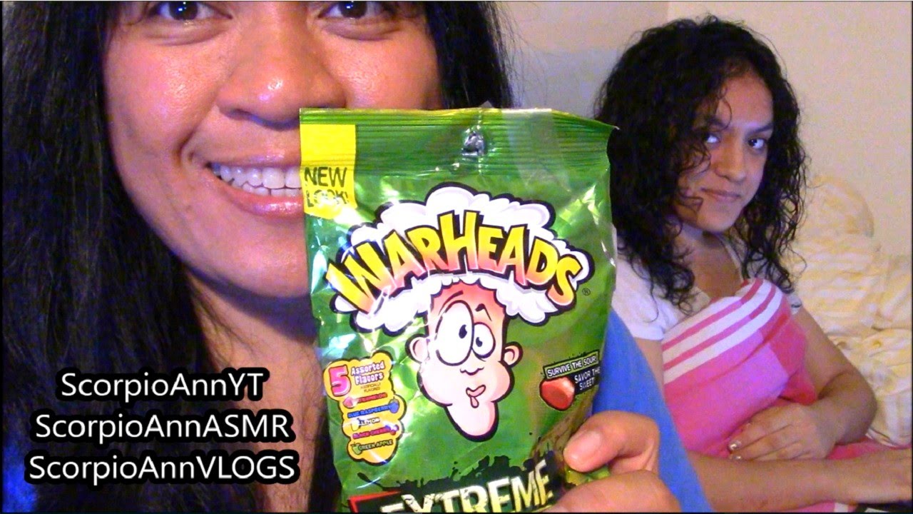 ASMR Warheads Thank You 8000 subs Teeth Sounds ArtAndBeautyFreak