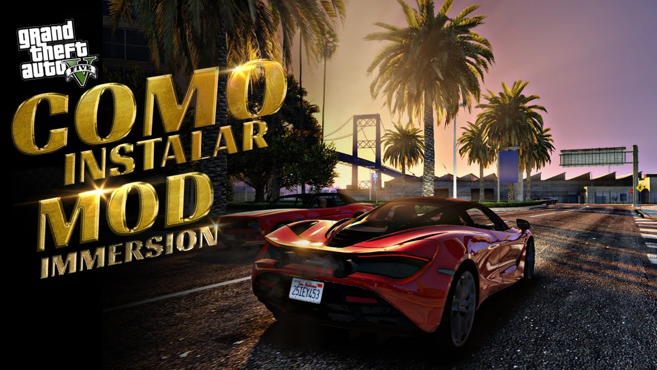 O MELHOR MOD GRAFICO PARA GTA V EM 2023 / GUIA COMPLETO DE INSTALAÇAO / MOD IMMERSION GRAPHICS
