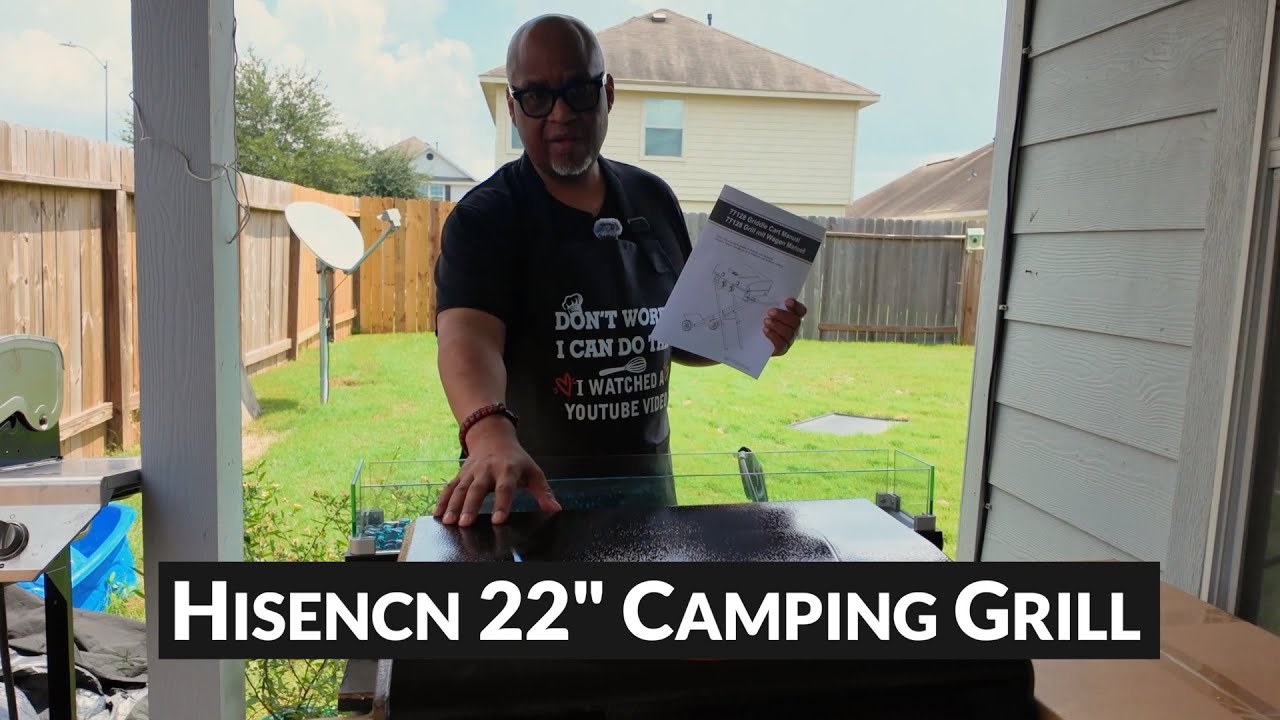 Montaż grilla kempingowego Hisencn 22