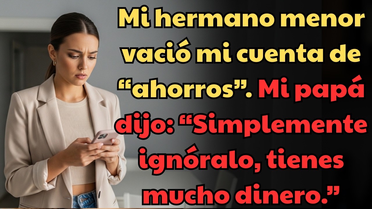 Mi hermano robó 20.000€ y Papá dijo: 