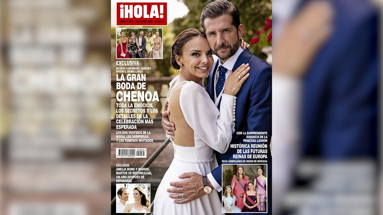 Así fue la boda de Chenoa y Miguel Sánchez Encinas