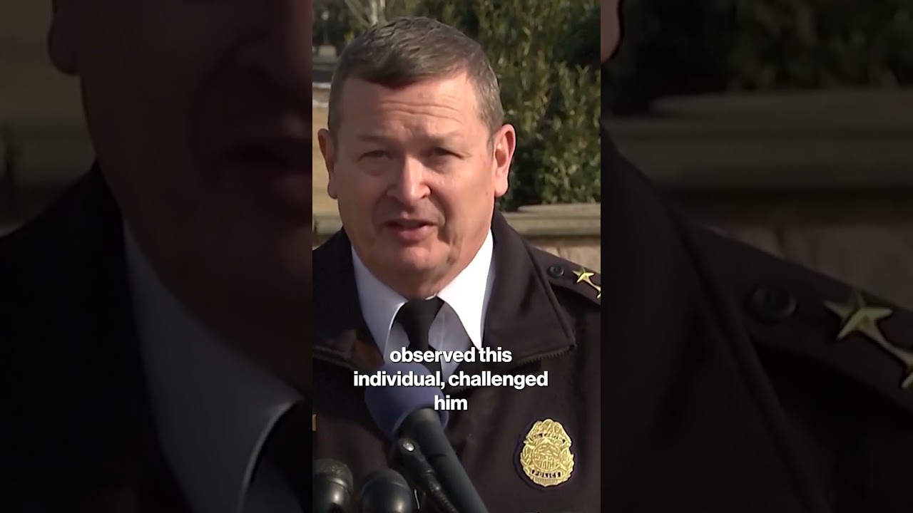 Armed man arrested after charging toward Capitol #shorts