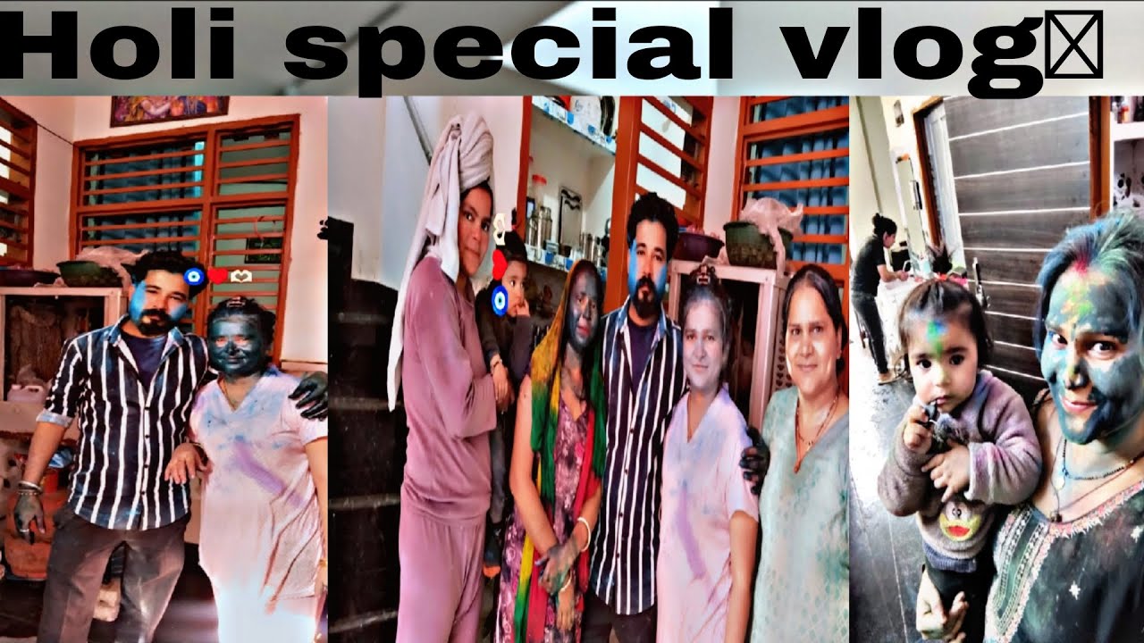 Holi special vlog 
