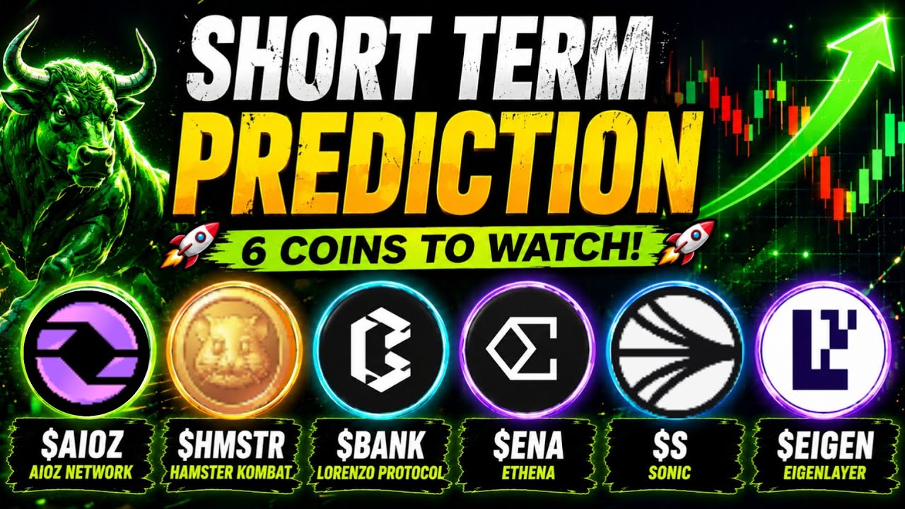 6 Altcoins Ready for Breakout 🚀 AIOZ | HMSTR | BANK | ENA | S | EIGEN