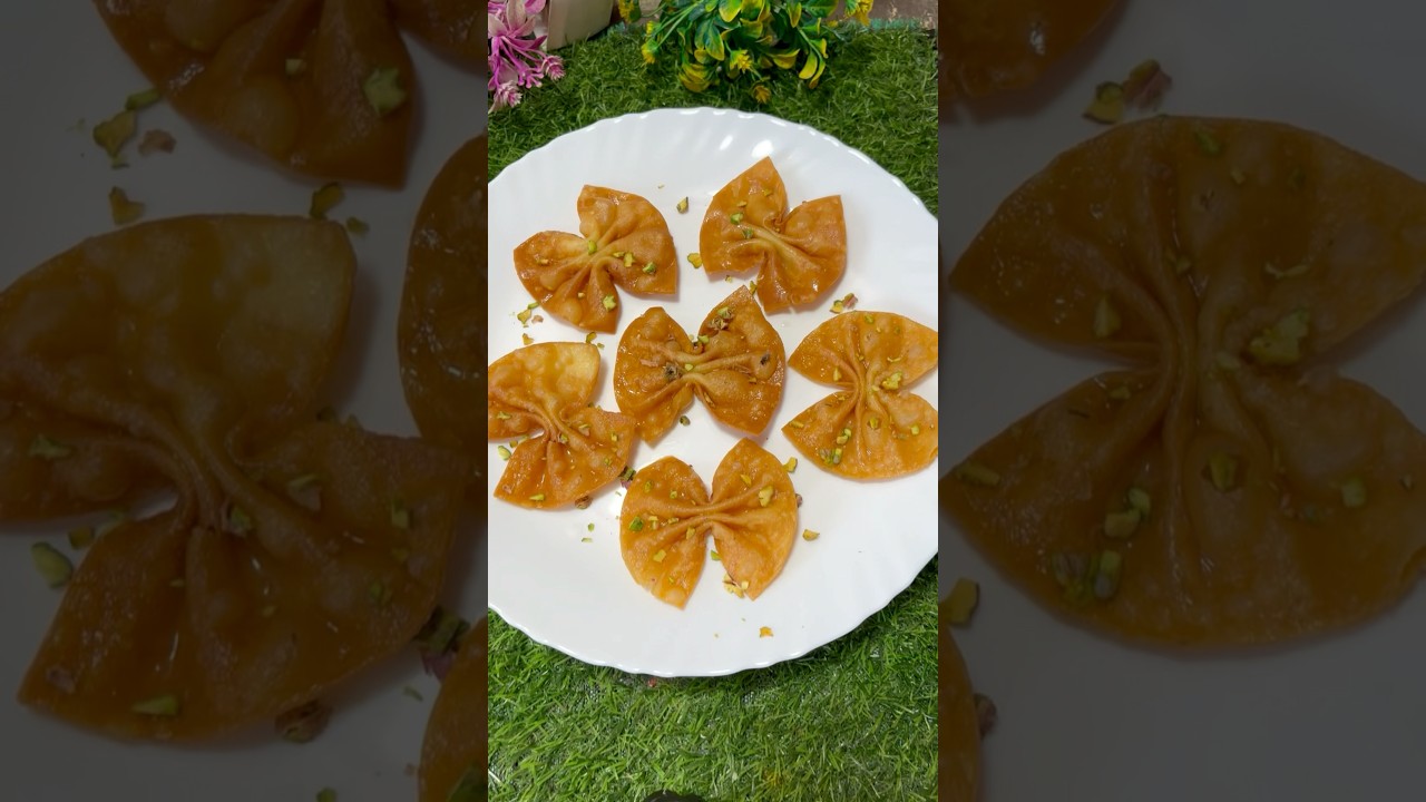 Viral Butterfly Sweets Recipe 😍#viral #ytshorts #shorts #trending #newrecipe #cookingtips #snacks