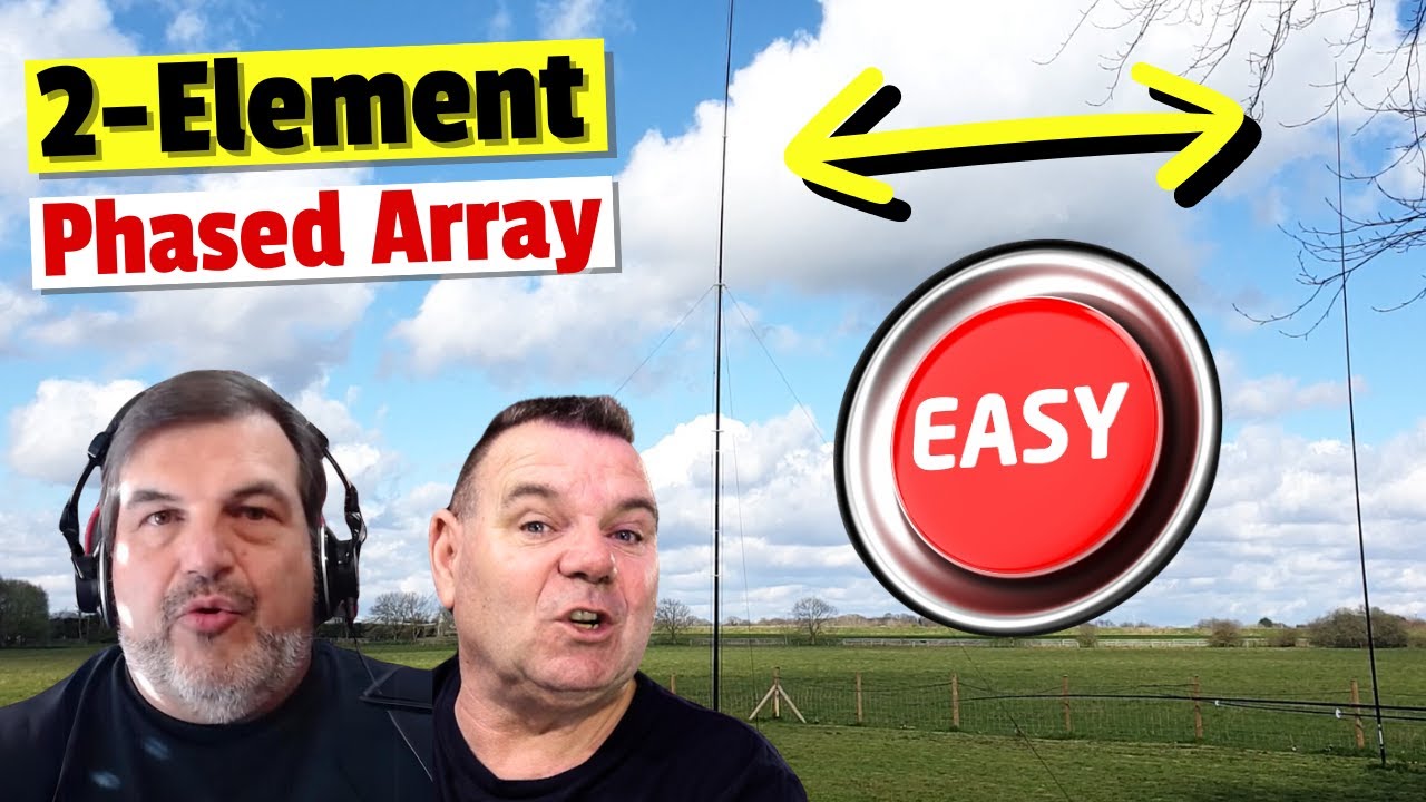 Simplifying the 2-Element Vertical Christan Method Phased Array with John NJ4Z