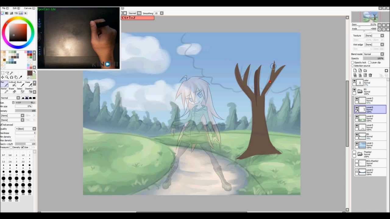 Tutorial Part 4 of 4: Backgrounds [SAI]