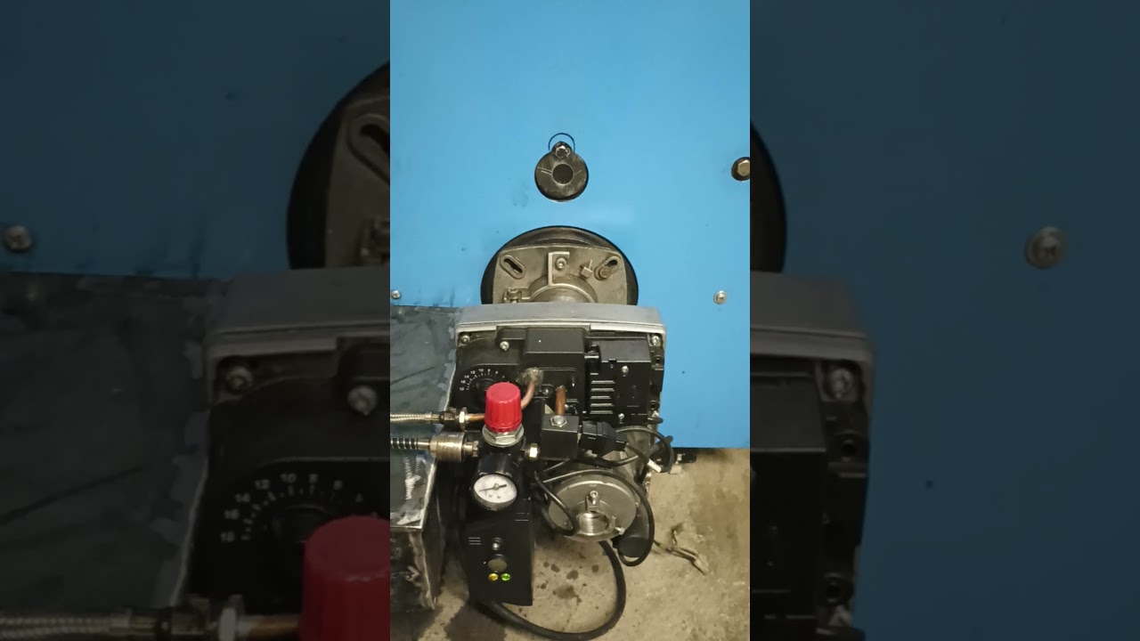 centrala Buderus g 205 modificata pe ulei uzat