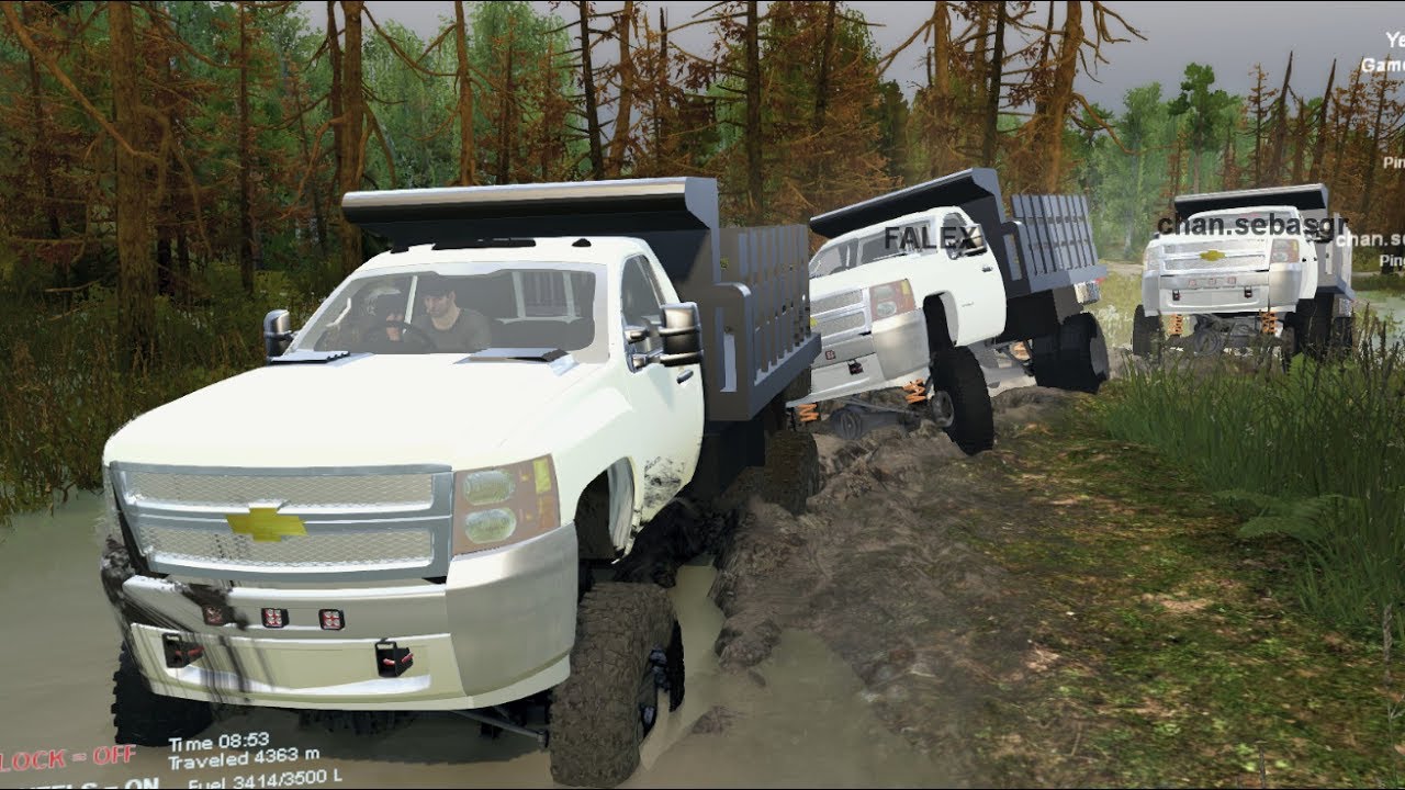 Chevrolet Doble Rodado de Redilas | Camino Offroad Cruzando Rios