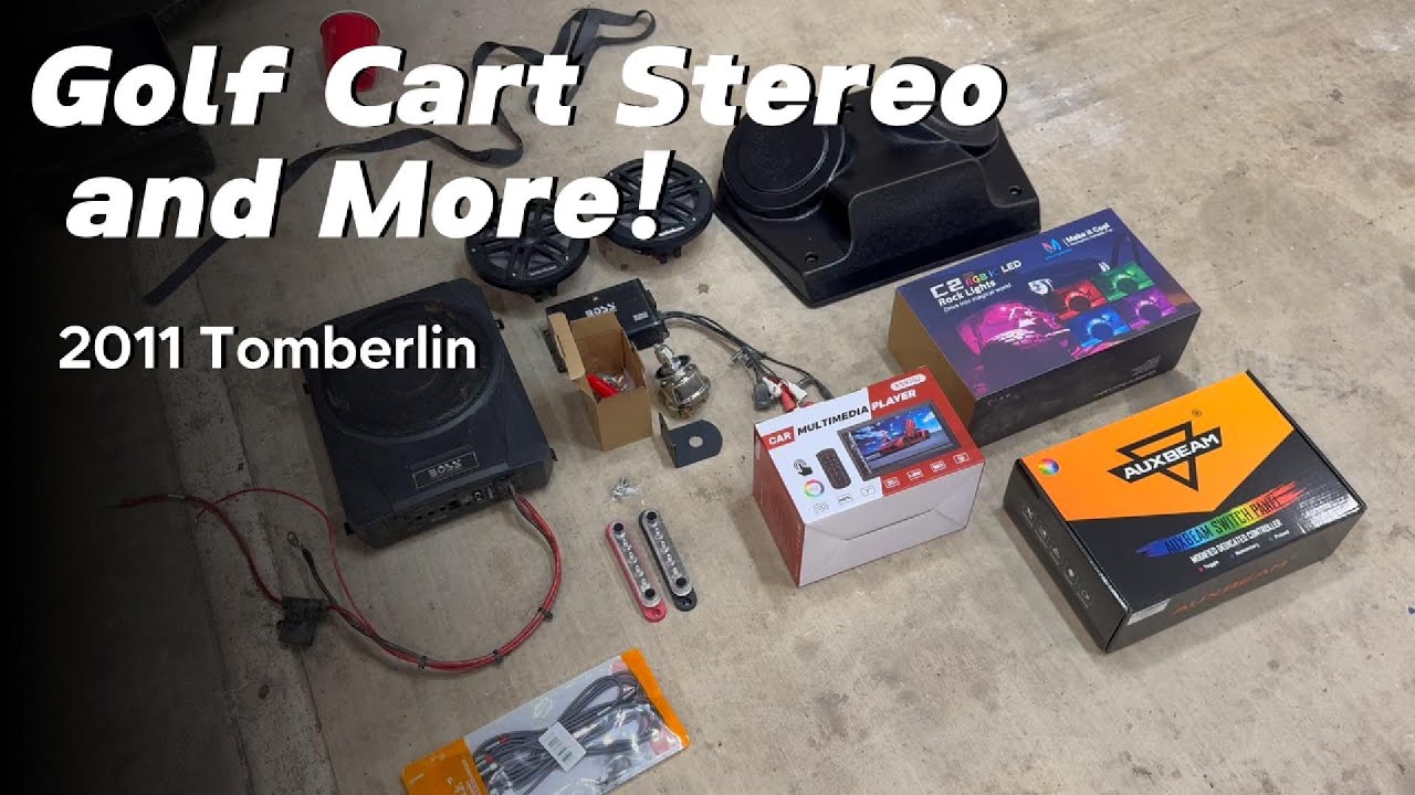 Golf Cart Stereo and 12v Accessories