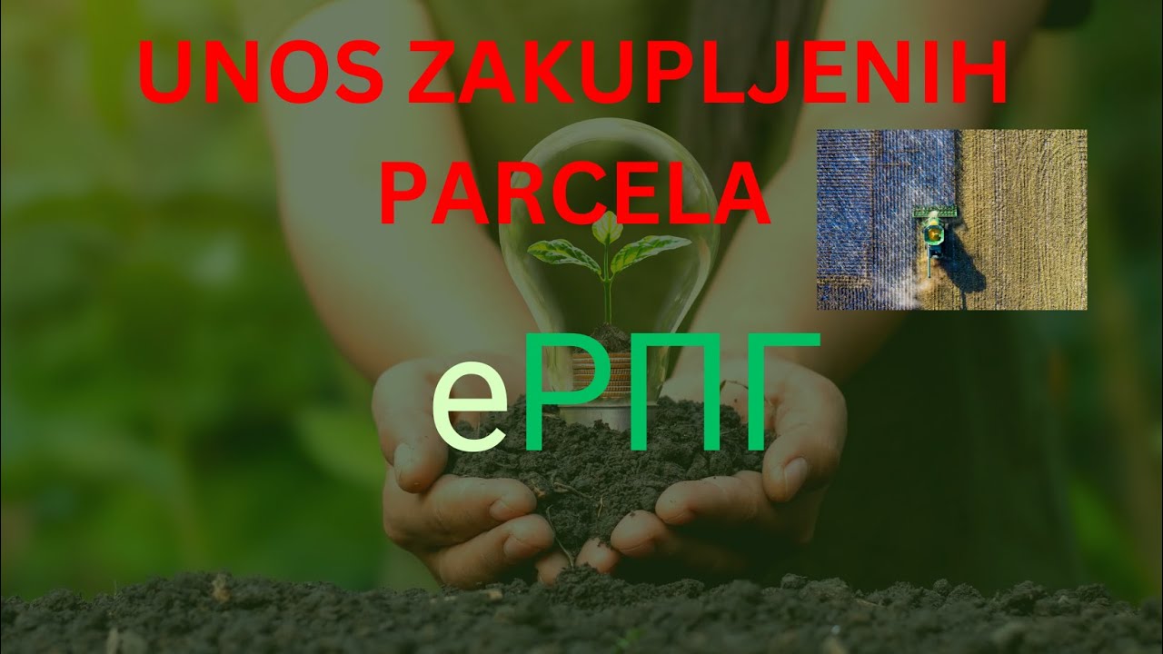 Unos parcela koje su uzete u zakup
