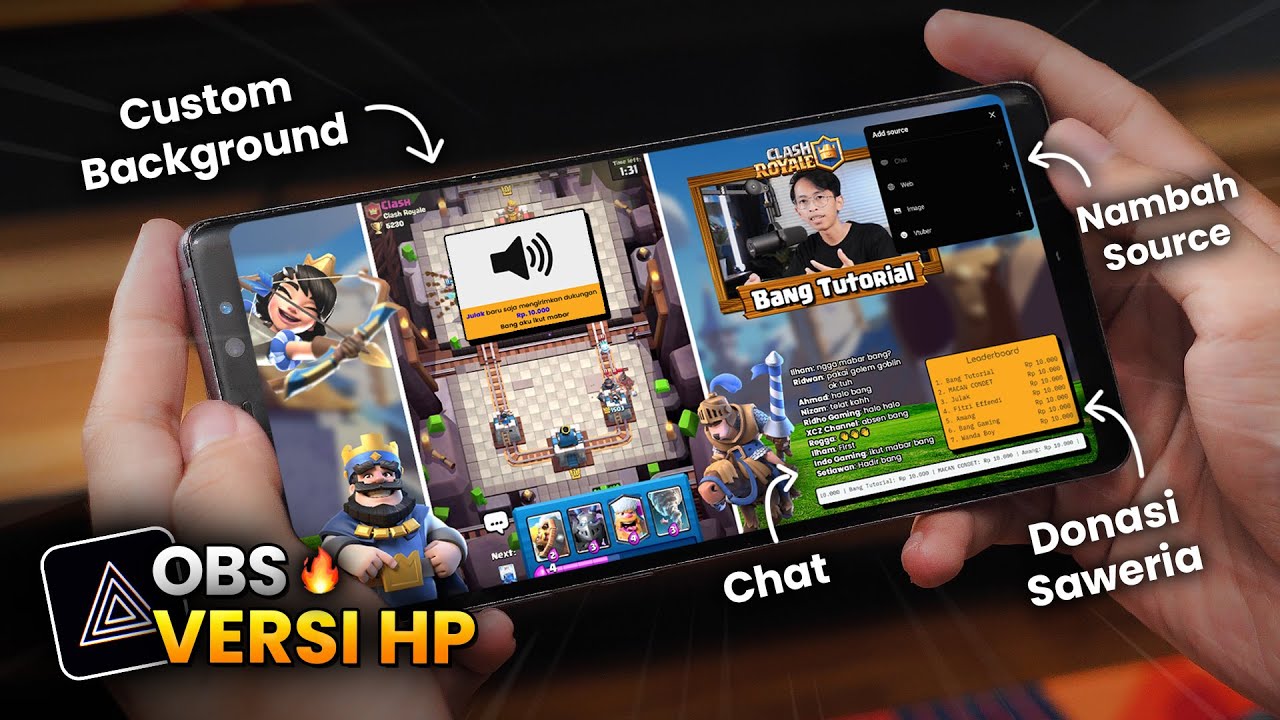 Aplikasi Live Streaming di Hp Terbaik, NO DEBATT‼ Fiturnya Mirip OBS - PRISM Live Studio Mobile