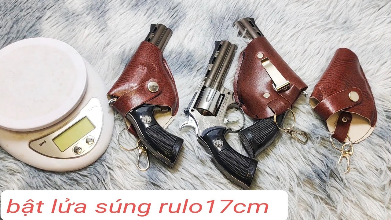 Bật Lửa Súng Rulo17cm | Mô Hình Súng Móc Khóa Siêu Đẹp | Sđt + Zalo: 0375673715