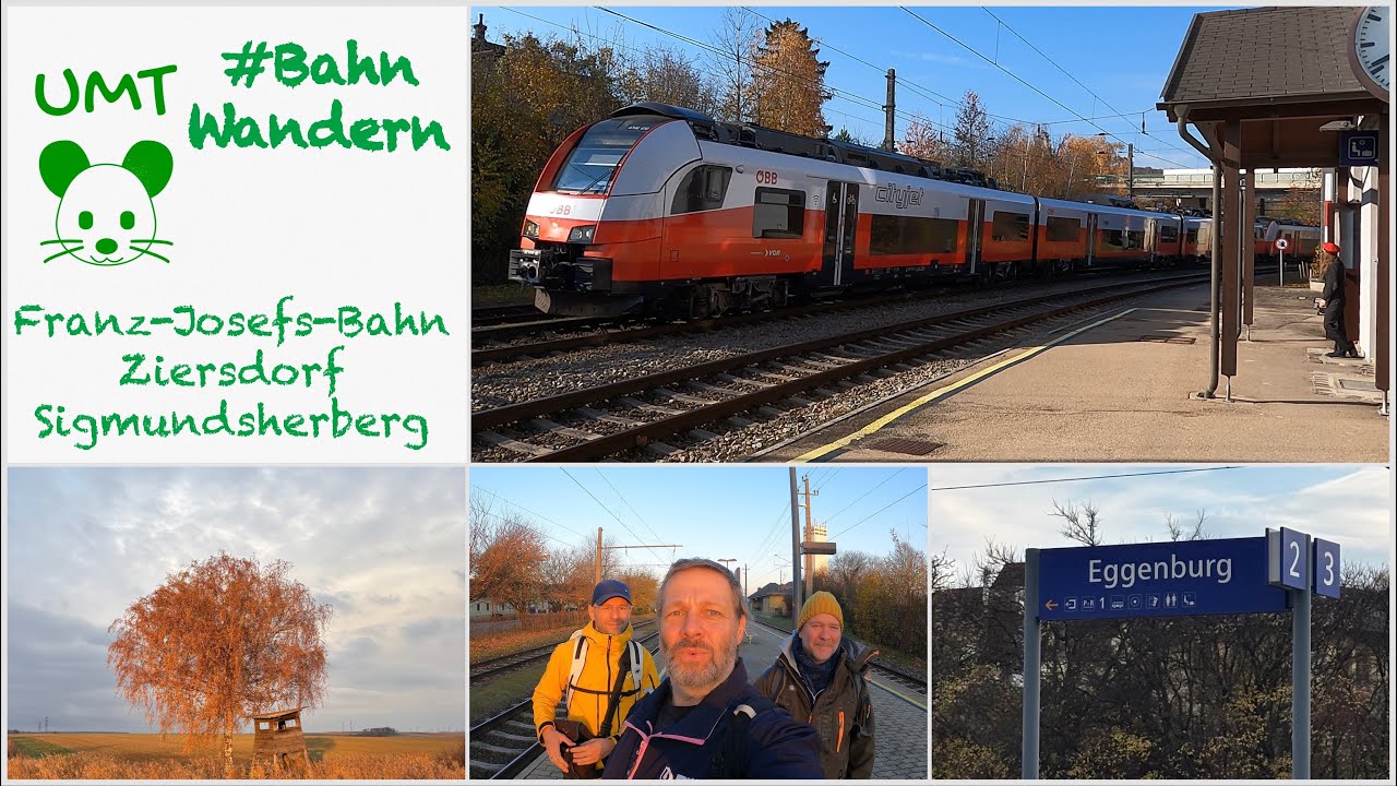 Franz-Josefs-Bahn: Ziersdorf bis Sigmundsherberg | 35 km Geschichte & Gleise