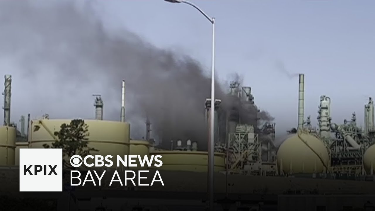 Fire breaks out at the Valero refinery in Benicia
